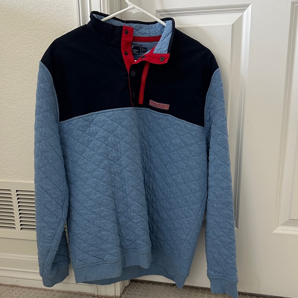 Vineyard Vibes Shep Shirt Quilted Pullover